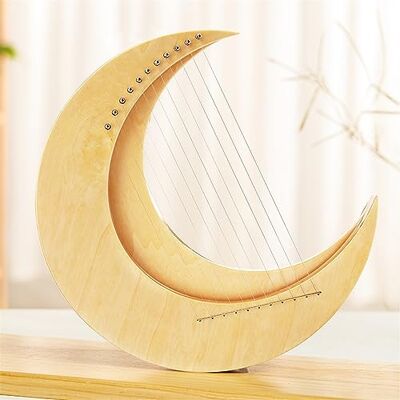 HAJHI Grecia Arce Instrumento Lira 8/11/15 Cuerdas Lyre Harp Padres e Hijos Tocar Estable Tono Cultivar Musical Interés Arpa de Lira Enseñanza(11-note log) HAJHI Grecia Arce Instrumento Lira 8/11/15 Cuerdas Lyre Harp Padres e Hijos Tocar Estable Tono Cultivar Musical Interés Arpa de Lira Enseñanza(11-note log)