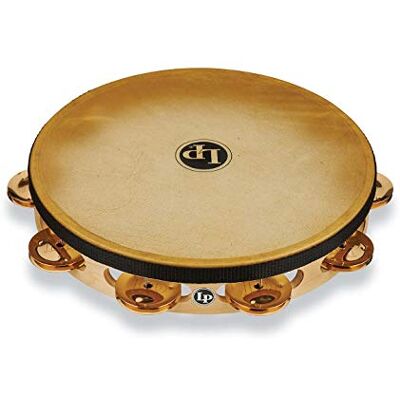Latin Percussion Tambourin Pro Pandereta de 10 pulgadas con cabeza de bronce de 10 pulgadas Latin Percussion Tambourin Pro Pandereta de 10 pulgadas con cabeza de bronce de 10 pulgadas