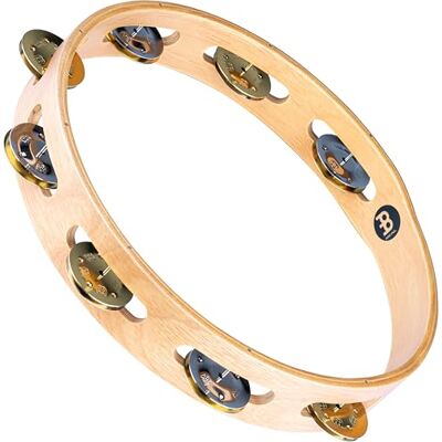 Meinl Percussion Recording Combo Tambourine Super Natural, 1-row, Meinl Percussion Recording Combo Tambourine Super Natural, 1-row,