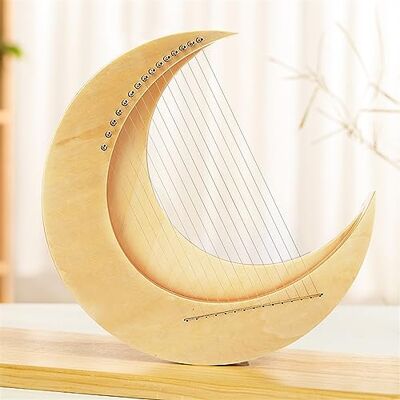 HAJHI Grecia Arce Instrumento Lira 8/11/15 Cuerdas Lyre Harp Padres e Hijos Tocar Estable Tono Cultivar Musical Interés Arpa de Lira Enseñanza(15-note log) HAJHI Grecia Arce Instrumento Lira 8/11/15 Cuerdas Lyre Harp Padres e Hijos Tocar Estable Tono Cultivar Musical Interés Arpa de Lira Enseñanza(15-note log)