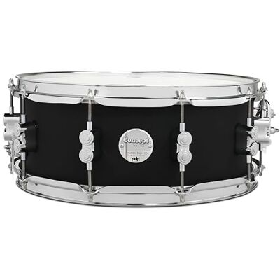 Pacific Drums Concept Maple Snare, caja de arce, 14" x 5,5", Satin Black Finish Ply Pacific Drums Concept Maple Snare, caja de arce, 14" x 5,5", Satin Black Finish Ply