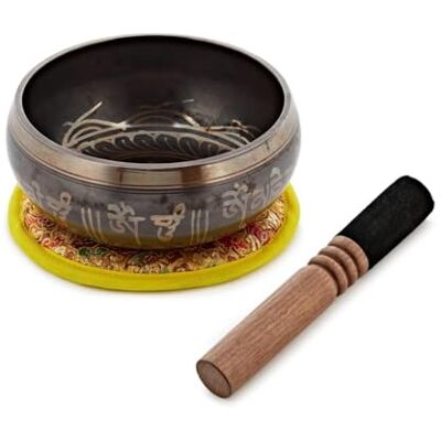 gear4music Cuenco Tibetano de Latón Ornamentado de Life de 12,5 cm, 460 g Parte de la Iniciativa de Plantación de Árboles , Hecho a Mano en Nepal, Sonido Equilibrado Orgánico 12, 5cm gear4music Cuenco Tibetano de Latón Ornamentado de Life de 12,5 cm, 460 g Parte de la Iniciativa de Plantación de Árboles , Hecho a Mano en Nepal, Sonido Equilibrado Orgánico 12, 5cm