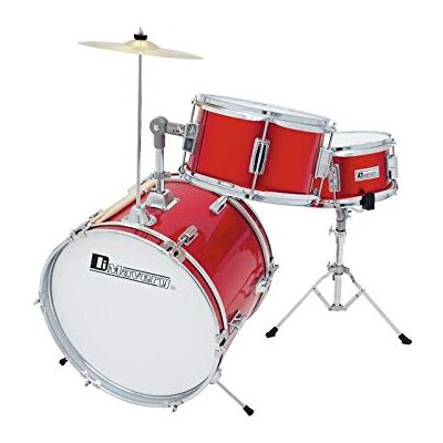 DIMAVERY JDS-203 de batería para niños, ROJO JUEGOS DE tambor DIMAVERY JDS-203 de batería para niños, ROJO JUEGOS DE tambor