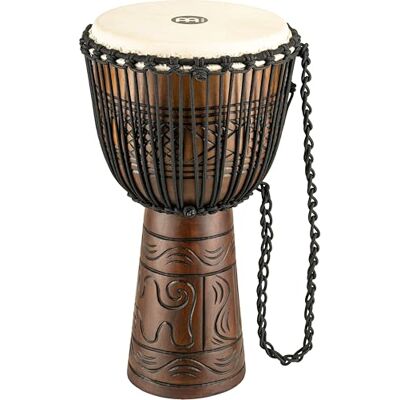 Meinl Percussion Headliner Rope Tuned Artifact Series Djembe, tamaño extragrande, 13", color marrón Meinl Percussion Headliner Rope Tuned Artifact Series Djembe, tamaño extragrande, 13", color marrón
