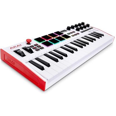 Akai MPK Mini Plus Teclado Controlador MIDI USB, Blanco Akai MPK Mini Plus Teclado Controlador MIDI USB, Blanco