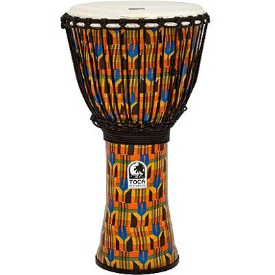 TOCA TO803220 Djembe Freestyle 12'', color Kente Cloth TOCA TO803220 Djembe Freestyle 12'', color Kente Cloth