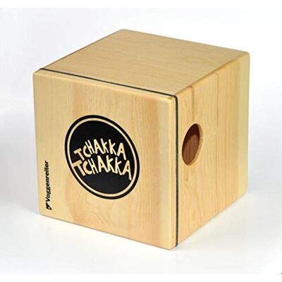Voggenreiter VOLT KazooJon Cube Mini Cajon Bongo Kazoo Instrumento de percusión de madera (12 x 12 x 12 cm, abedul/pino, superficies de juego patentadas, con elemento de amortiguación), marrón/verde Voggenreiter VOLT KazooJon Cube Mini Cajon Bongo Kazoo Instrumento de percusión de madera (12 x 12 x 12 cm, abedul/pino, superficies de juego patentadas, con elemento de amortiguación), marrón/verde
