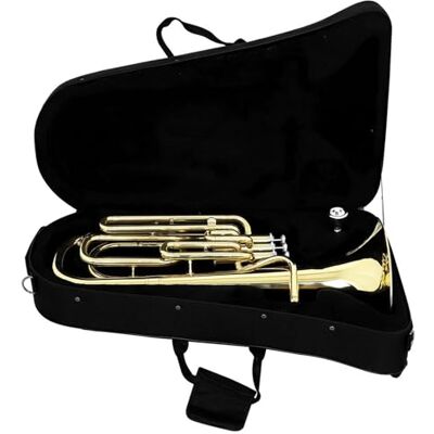 DVCSDE Eufonio Para Principiantes Bombardino De 3 Teclas Bb Llave Vertical Bocina Barítono Cuerpo Latón Tenor Instrumento Con Estuche DVCSDE Eufonio Para Principiantes Bombardino De 3 Teclas Bb Llave Vertical Bocina Barítono Cuerpo Latón Tenor Instrumento Con Estuche