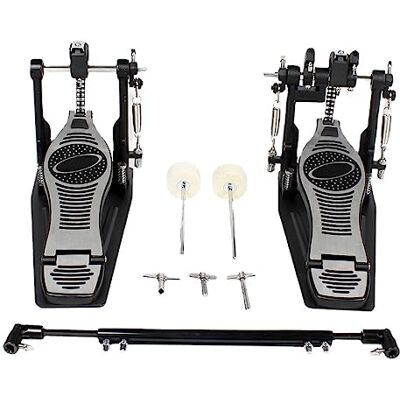 ZMTV Pedal de batería Pedal De Tambor Doble Batería Electrónica Kit De Tambor De Pedal Doble Martillo De Banda De Rodadura Partes De Práctica De Ritmo ZMTV Pedal de batería Pedal De Tambor Doble Batería Electrónica Kit De Tambor De Pedal Doble Martillo De Banda De Rodadura Partes De Práctica De Ritmo