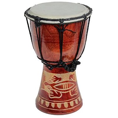 Ciffre 20cm Djembe Tambor Bongo Gecko Madera A3 Ciffre 20cm Djembe Tambor Bongo Gecko Madera A3