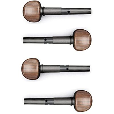 WITTNER , juego de 4 clavijas de afinación fina para violonchelo, para 1-2-1-4 violonchelos, Ø 10,8-1:25, color palisandro, paquete de 4, Made in Germany WITTNER , juego de 4 clavijas de afinación fina para violonchelo, para 1-2-1-4 violonchelos, Ø 10,8-1:25, color palisandro, paquete de 4, Made in Germany