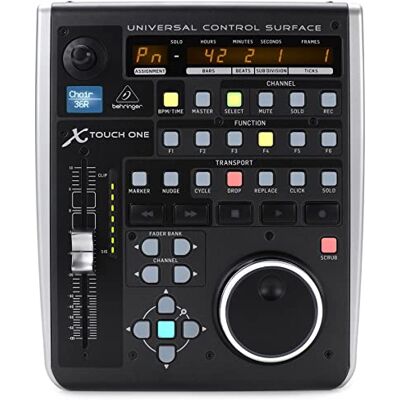 Behringer Superficie de control universal con fader de motor sensible al tacto y tira de garabatos LCD, X-TOUCH ONE Behringer Superficie de control universal con fader de motor sensible al tacto y tira de garabatos LCD, X-TOUCH ONE
