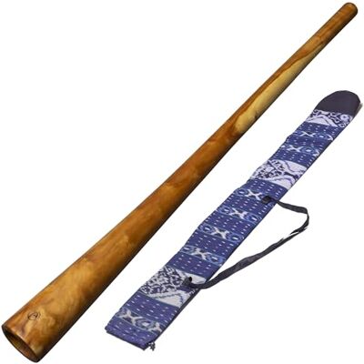 Australian Treasures DIDGERIDOO: Eucalipto PRO 129cm incluyendo bolsa didgeridoo de nylon Australian Treasures DIDGERIDOO: Eucalipto PRO 129cm incluyendo bolsa didgeridoo de nylon