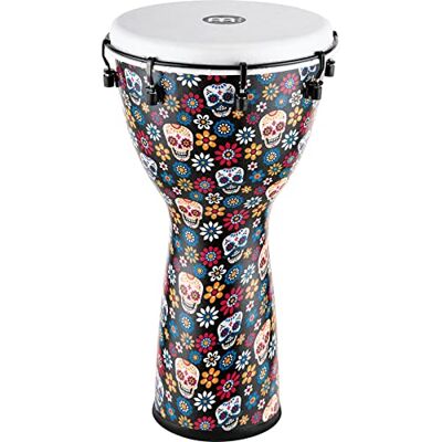 Meinl Percussion Djembe (todo tipo de clima) con carcasa sintética y cabeza, serie Alpine No fabricado en China Tamaño mediano de 30,48 cm sintonizado mecánicamente, 2 años de garantía (ADJ12-DA) Meinl Percussion Djembe (todo tipo de clima) con carcasa sintética y cabeza, serie Alpine No fabricado en China Tamaño mediano de 30,48 cm sintonizado mecánicamente, 2 años de garantía (ADJ12-DA)