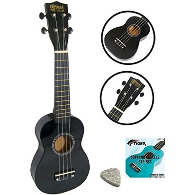 Mad About Ukelele soprano, color negro Mad About Ukelele soprano, color negro