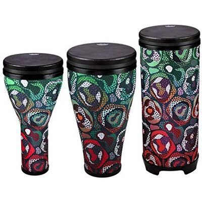 REMO World Percussion Sets Festival Combo Pack Verde Tribal DP-2510-AA-68 REMO World Percussion Sets Festival Combo Pack Verde Tribal DP-2510-AA-68