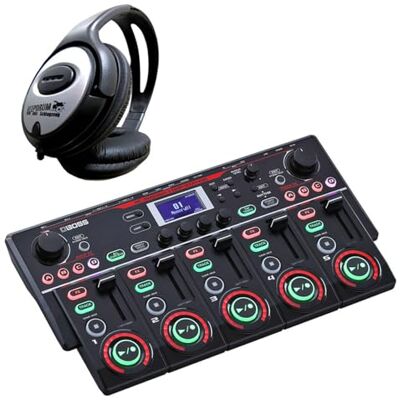 Boss RC-505 MK II Loop Station con auriculares estéreo keepdrum Boss RC-505 MK II Loop Station con auriculares estéreo keepdrum