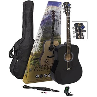 Soundsation Yosemite GP-BK Pack de Guitarra Acústica Soundsation Yosemite GP-BK Pack de Guitarra Acústica