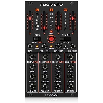 Behringer Quad LFO con formas de onda asignables para Eurorack Behringer Quad LFO con formas de onda asignables para Eurorack