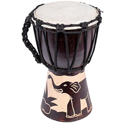 Ciffre 30cm Elefante Djembe Tambor Bongo M2 Ciffre 30cm Elefante Djembe Tambor Bongo M2