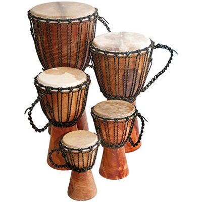 Terre Djembe Beginner Plain, 30 cm de alto, 16,5-18 cm cabeza Terre Djembe Beginner Plain, 30 cm de alto, 16,5-18 cm cabeza