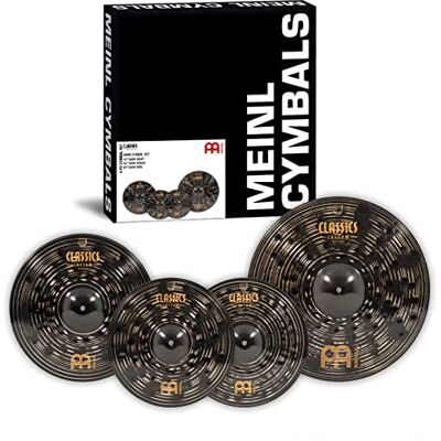 Meinl Percussion Meinl Cymbals Classics Custom Dark Cymbal Set Juego de Platillos de Batería con Plato Hihat de 14 pulgadas, 16 Crash y 20 Ride Bronce B12, Acabado Oscuro (CC141620) Meinl Percussion Meinl Cymbals Classics Custom Dark Cymbal Set Juego de Platillos de Batería con Plato Hihat de 14 pulgadas, 16 Crash y 20 Ride Bronce B12, Acabado Oscuro (CC141620)