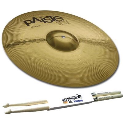 Paiste ' 101 Brass 16 Crash + 5 a baquetas Keepdrum) + + + + Paiste ' 101 Brass 16 Crash + 5 a baquetas Keepdrum) + + + +