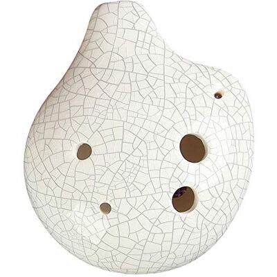 Pluuttiem Harmony Ocarina de CeráMica Soprano C de 6 Agujeros, Diestra, FáCil de Aprender, Buena para Principiantes y Gran Regalo Crack Pluuttiem Harmony Ocarina de CeráMica Soprano C de 6 Agujeros, Diestra, FáCil de Aprender, Buena para Principiantes y Gran Regalo Crack