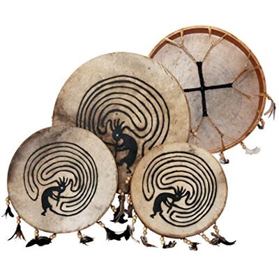 Terré Tambor cham�nico 35 cm con impresi�n Terré Tambor cham�nico 35 cm con impresi�n