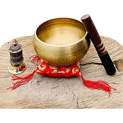 Singing Bowl Nepal 6 "tibetano budista mano golpeado el Chakra de la garganta G Note cuenco tibetano de Nepal, liberación tu paz interior Singing Bowl Nepal 6 "tibetano budista mano golpeado el Chakra de la garganta G Note cuenco tibetano de Nepal, liberación tu paz interior