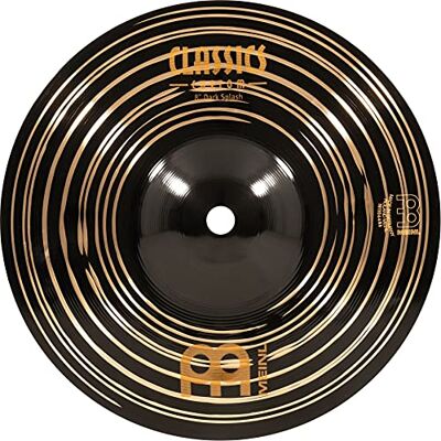 Meinl Percussion Meinl Cymbals Classics Custom Dark Plato Splash de 8 pulgadas (20,32cm) Platillos de Batería Bronce B12, Acabado Oscuro () Meinl Percussion Meinl Cymbals Classics Custom Dark Plato Splash de 8 pulgadas (20,32cm) Platillos de Batería Bronce B12, Acabado Oscuro ()