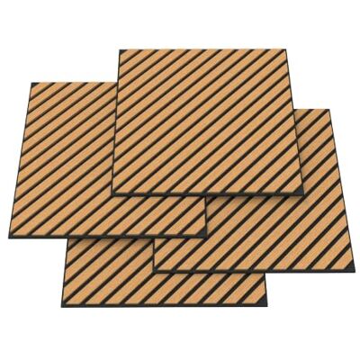 Helloshop26 Lote de 8 paneles acústicos de láminas diagonales 2,88 m² efecto roble oscuro Helloshop26 Lote de 8 paneles acústicos de láminas diagonales 2,88 m² efecto roble oscuro