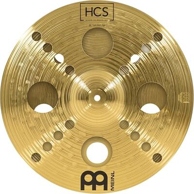 Meinl Percussion Meinl Cymbals HCS Plato Trash Stack de 16 pulgadas (40,64cm) con Agujeros – Platillos de Batería – Latón, Acabado Tradicional () Meinl Percussion Meinl Cymbals HCS Plato Trash Stack de 16 pulgadas (40,64cm) con Agujeros – Platillos de Batería – Latón, Acabado Tradicional ()