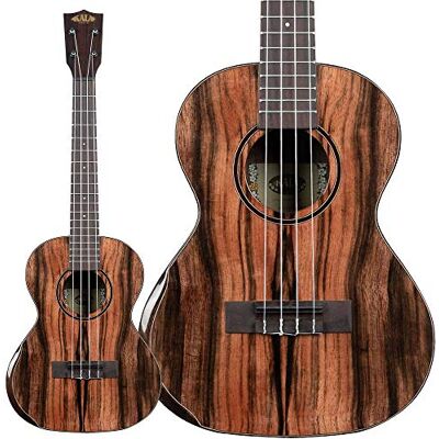 Kala KA-PX-EBY-T – Ébano exótico primero Ukelele tenor (+ funda) Kala KA-PX-EBY-T – Ébano exótico primero Ukelele tenor (+ funda)