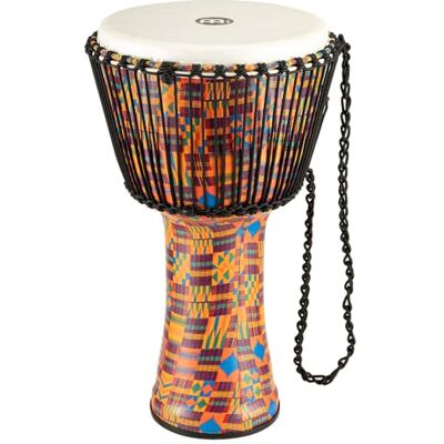 Meinl Percussion Travel Series African Djembé Kenyan Quilt, Extra-Grande- Parche sintético, Meinl Percussion Travel Series African Djembé Kenyan Quilt, Extra-Grande- Parche sintético,
