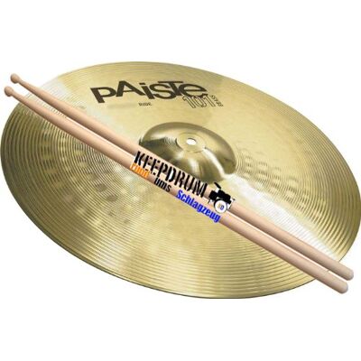 Paiste ' 101 Ride platillo de 20 + 5 a baquetas KD gratis Paiste ' 101 Ride platillo de 20 + 5 a baquetas KD gratis
