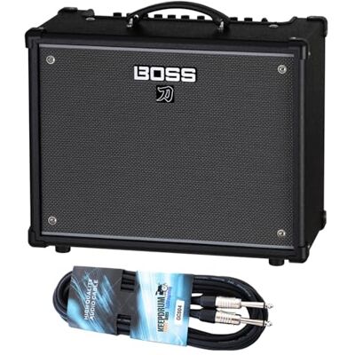 Boss Katana 50 EX Gen 3 Amplificador de guitarra con cable jack keepdrum Boss Katana 50 EX Gen 3 Amplificador de guitarra con cable jack keepdrum