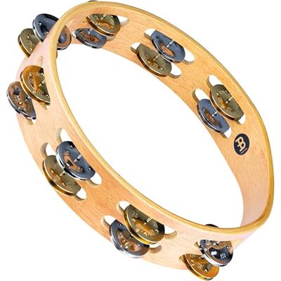 Meinl Percussion Recording Combo Tambourines Super Natural, 2-row, Meinl Percussion Recording Combo Tambourines Super Natural, 2-row,