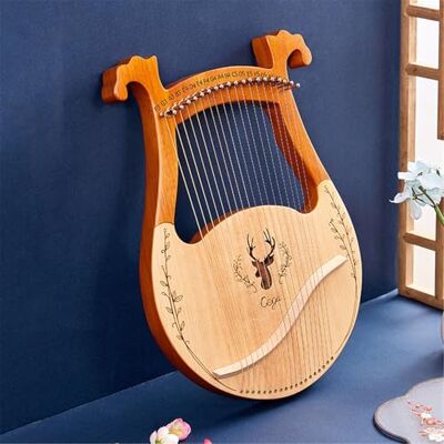 SXTYYH Arpa De Lira 16/21/24 Cuerdas Lira De Cuerdas Metálicas, Profesional Lyre Harp Instrumento Musical for Adulto Principiante Música Aficionados(19-string-boxed-spruce) SXTYYH Arpa De Lira 16/21/24 Cuerdas Lira De Cuerdas Metálicas, Profesional Lyre Harp Instrumento Musical for Adulto Principiante Música Aficionados(19-string-boxed-spruce)