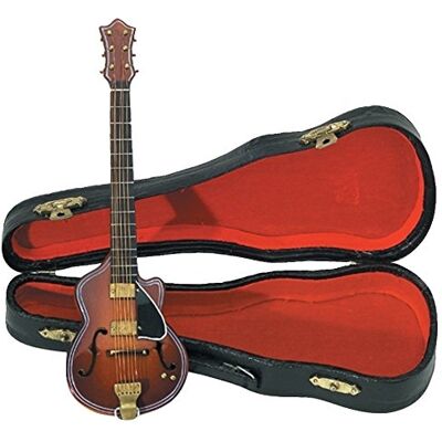 GEWA instrumento en miniatura Guitarra de madera – longitud aprox. 20 cm – instrumento decorativo – idea de regalo para fans de la guitarra GEWA instrumento en miniatura Guitarra de madera – longitud aprox. 20 cm – instrumento decorativo – idea de regalo para fans de la guitarra