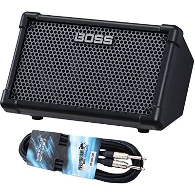 Boss Roland Cube Street II Amplificador estéreo (incluye cable jack keepdrum), color negro Boss Roland Cube Street II Amplificador estéreo (incluye cable jack keepdrum), color negro