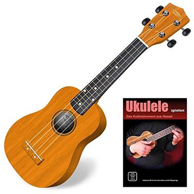 Classic Cantabile US-100 NAT Ukulele Soprano Natural Set Incl. Manual Escala Soprano (34, 5 cm), Cuerpo De Tilo, Mástil De Arce, 15 Trastes, Marcas De Traste En Los Trastes 5., 12. Y 15., 5 mm Classic Cantabile US-100 NAT Ukulele Soprano Natural Set Incl. Manual Escala Soprano (34, 5 cm), Cuerpo De Tilo, Mástil De Arce, 15 Trastes, Marcas De Traste En Los Trastes 5., 12. Y 15., 5 mm