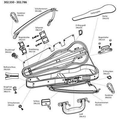 GEWA Astuccio sagomato per violino Air 1.6 Cinghie per zaino 2 pz. GEWA Astuccio sagomato per violino Air 1.6 Cinghie per zaino 2 pz.