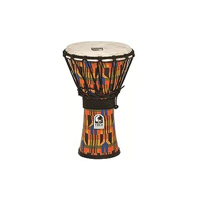 TOCA Djembe 7" Freestyle Rope Tuned Bali Kente Cloth TOCA Djembe 7" Freestyle Rope Tuned Bali Kente Cloth