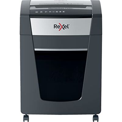 Rexel P420+ Cross Cut Paper Shredder, Shreds 20 Sheets At Once, P4 Security Level, Jam-Free Technology, Office Use, 30 Litre Pull-Out Bin, Black, Momentum Extra Range, Rexel P420+ Cross Cut Paper Shredder, Shreds 20 Sheets At Once, P4 Security Level, Jam-Free Technology, Office Use, 30 Litre Pull-Out Bin, Black, Momentum Extra Range,