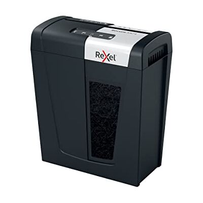 Rexel Secure MC4-SL Whisper-Shred Destructora de Papel con Microcorte P5, 4 Hojas, Papelera Extraíble de 14 L, Silenciosa y Compacta, 2020132 Rexel Secure MC4-SL Whisper-Shred Destructora de Papel con Microcorte P5, 4 Hojas, Papelera Extraíble de 14 L, Silenciosa y Compacta, 2020132