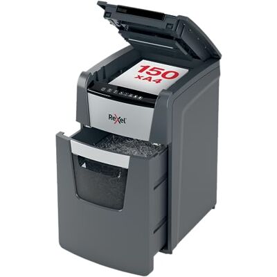 Rexel Optimum Autofeed Destructora de Papel de Alimentación Automática y Microcorte P5, 150 Hojas, Papelera Extraíble de 44 L, 2020150M Rexel Optimum Autofeed Destructora de Papel de Alimentación Automática y Microcorte P5, 150 Hojas, Papelera Extraíble de 44 L, 2020150M