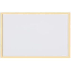 Bi-Office Pizarra Blanca de Borrado en Seco, Marco de MDF Amarillo Pastel, 90 x 60 cm Bi-Office Pizarra Blanca de Borrado en Seco, Marco de MDF Amarillo Pastel, 90 x 60 cm