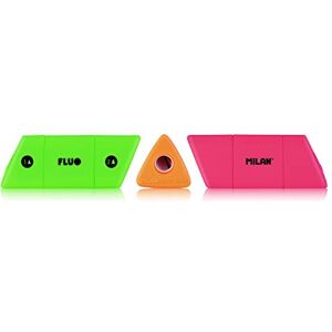 MILAN Slide Fluo Pack de 12 sacapuntas MILAN Slide Fluo Pack de 12 sacapuntas