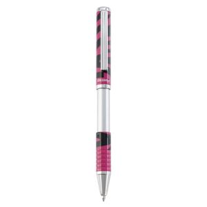 Zebra 58797 Stylo Expandz - Bolígrafo (punta 1 mm), diseño de rayas, color negro y rosa